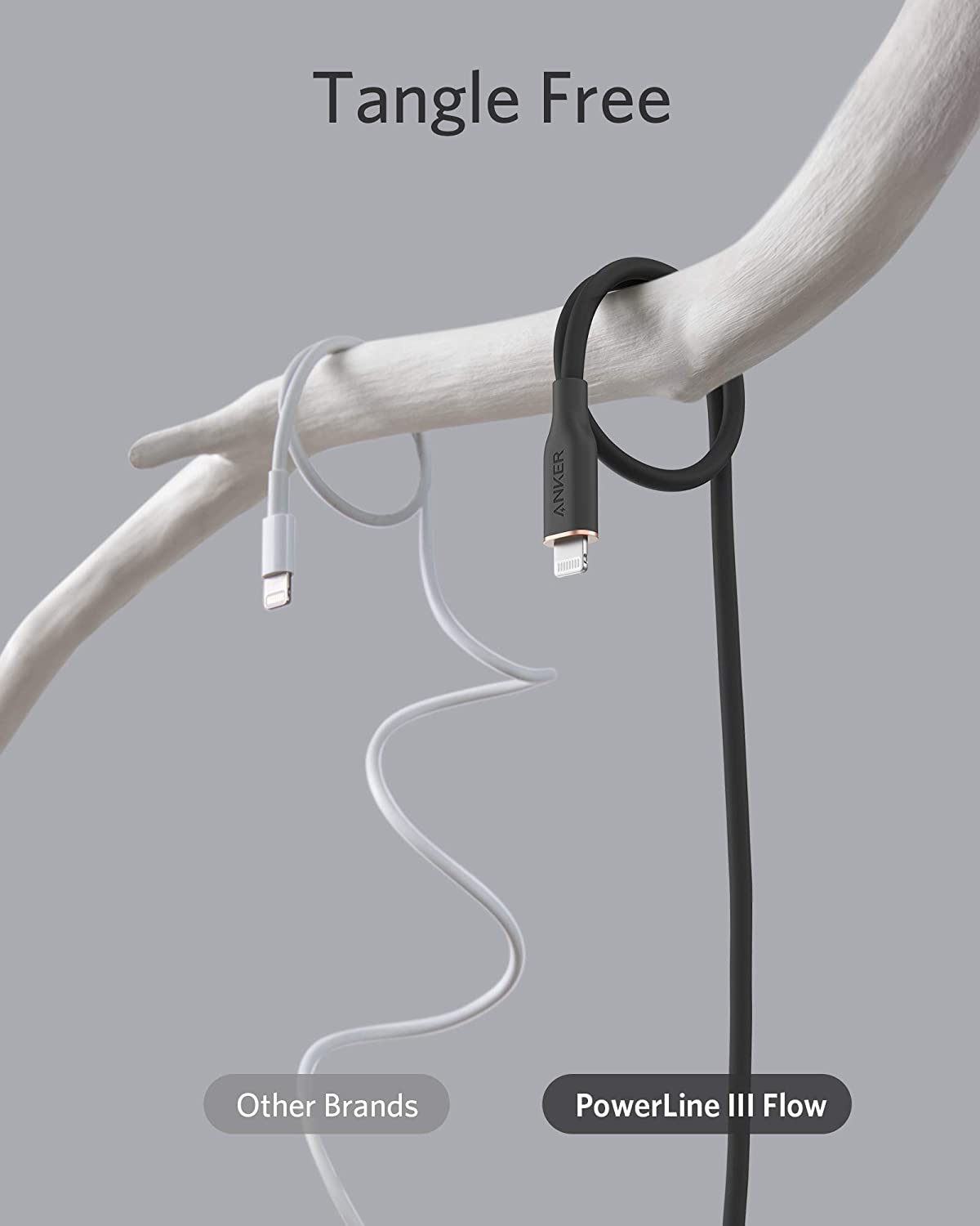 Anker | 641 USB-C to Lightning Cable | Flow, 3 ft Silicone