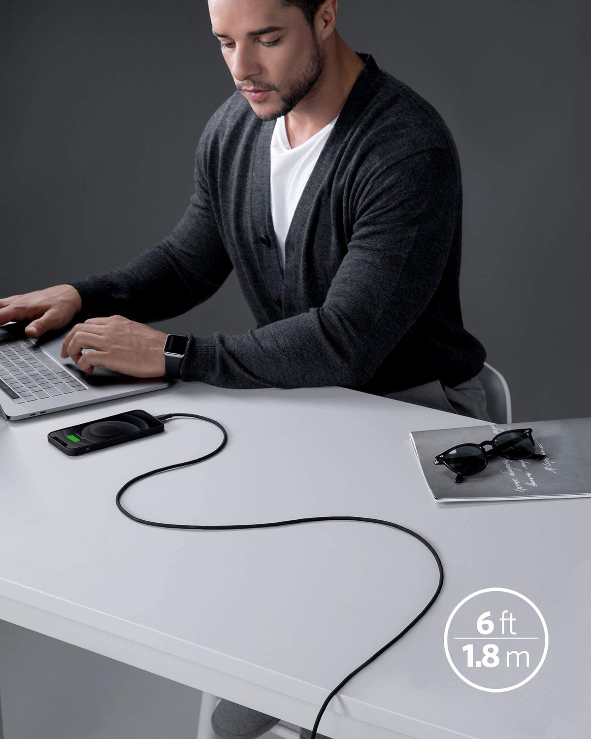 Anker | 641 USB-C to Lightning Cable | Flow, Silicone