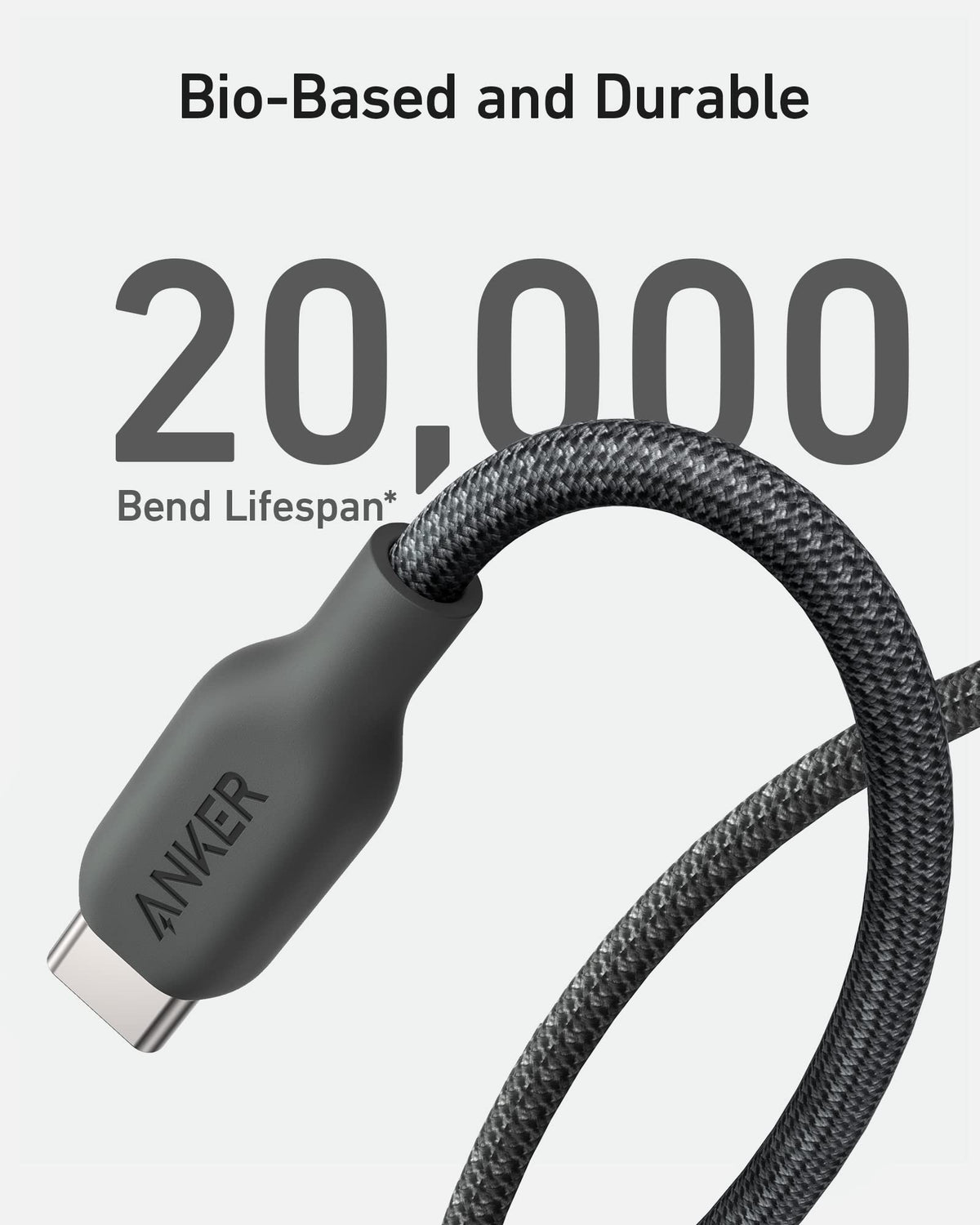 Anker | 543 USB-C to USB-C Cable | 240W, 10 ft