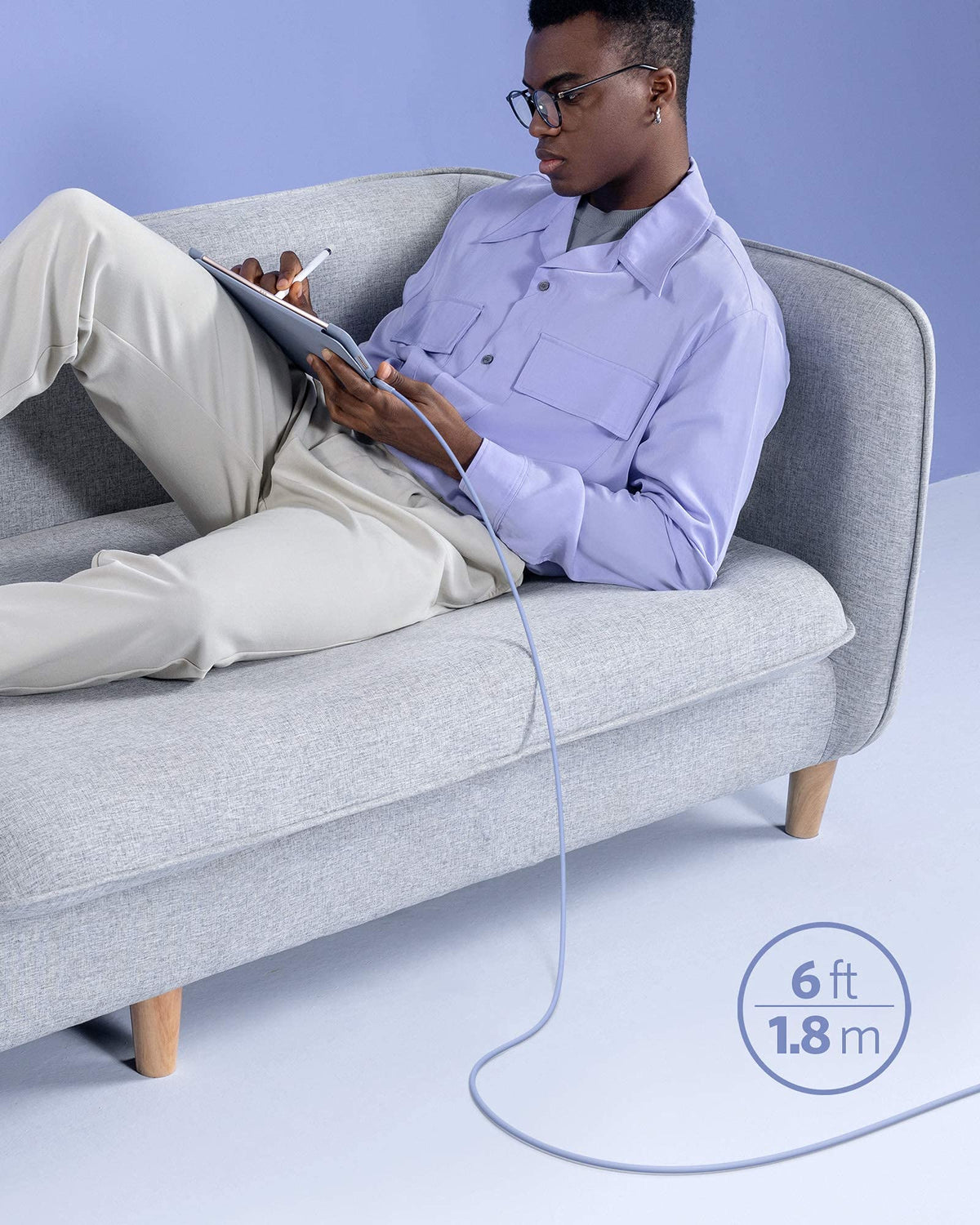 Anker | 641 USB-C to Lightning Cable | Flow, Silicone