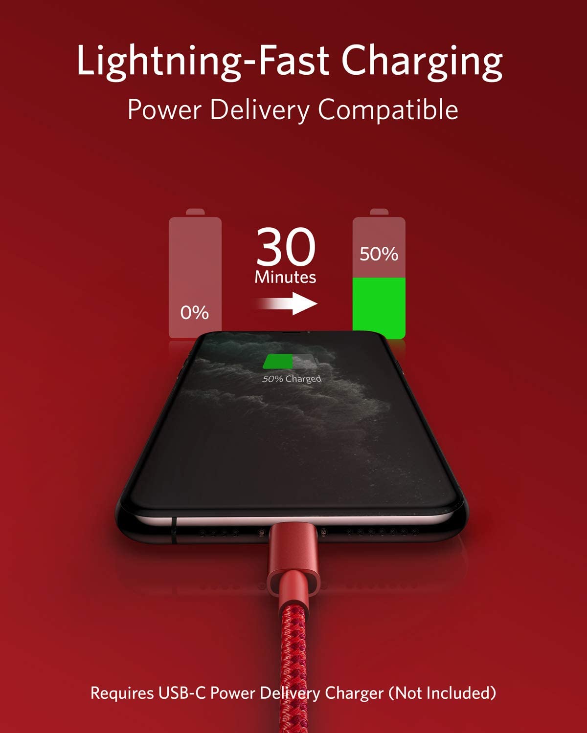 Anker | 331 USB-C to Lightning Cable