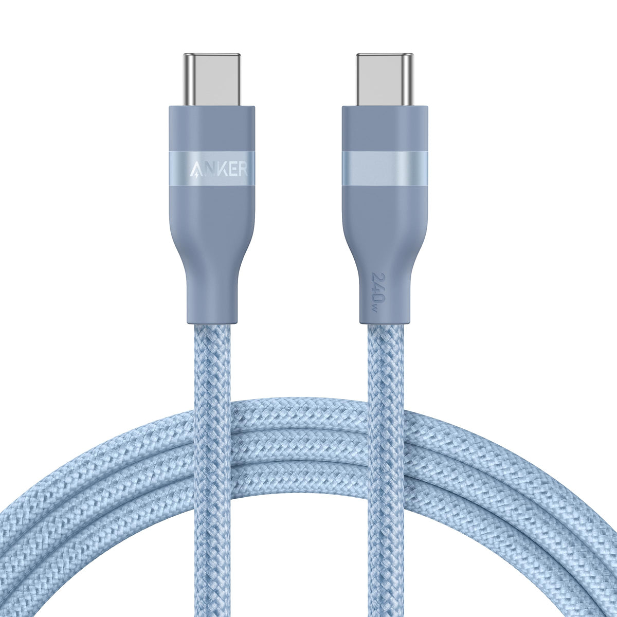 Anker | USB-C to USB-C Cable | 3 ft / 6 ft, 240W, Upcycled-Braided