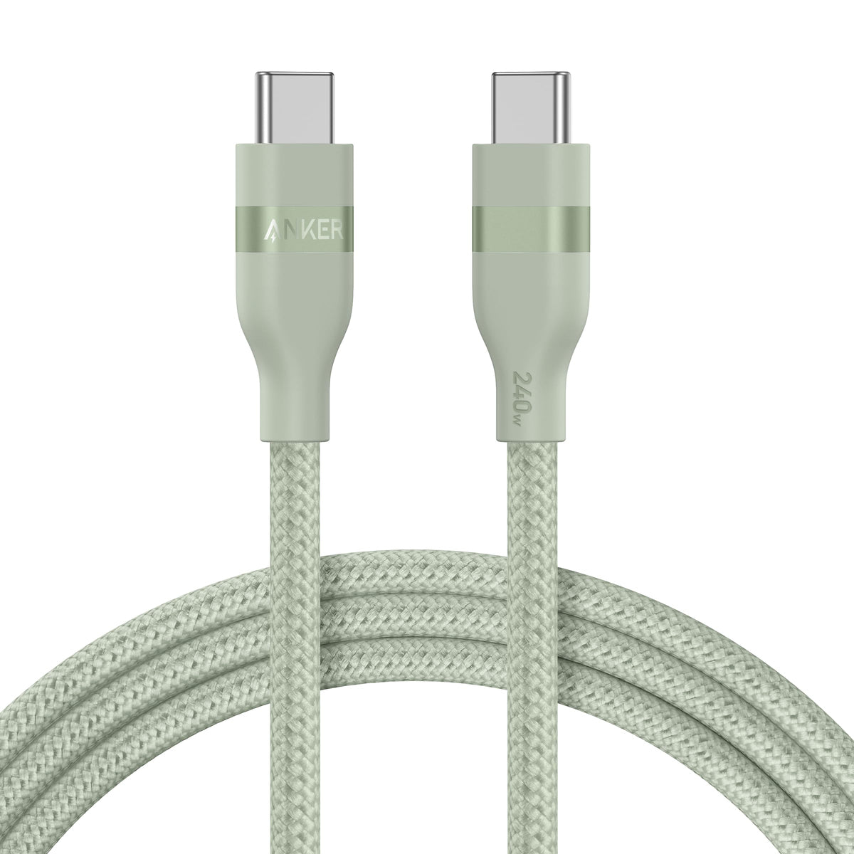 Anker | USB-C to USB-C Cable | 3 ft / 6 ft, 240W, Upcycled-Braided