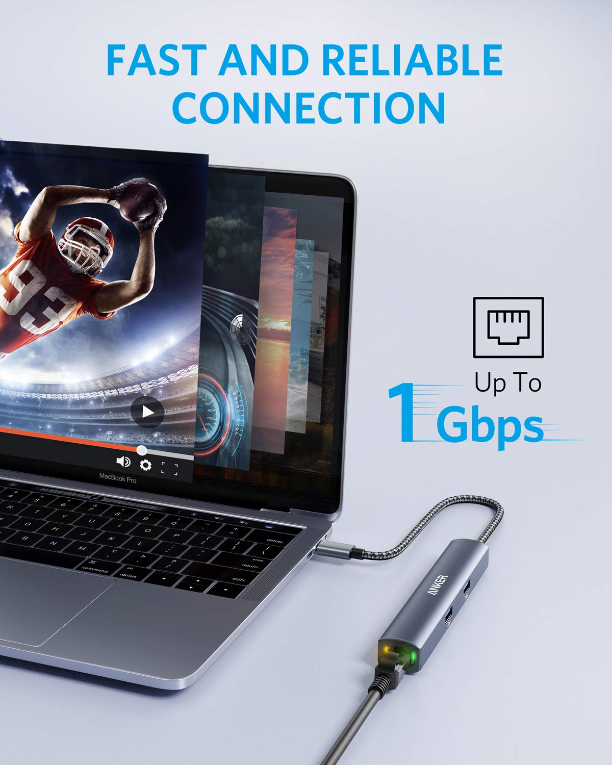 Anker | 543 USB-C Hub | 6-in-1, Slim