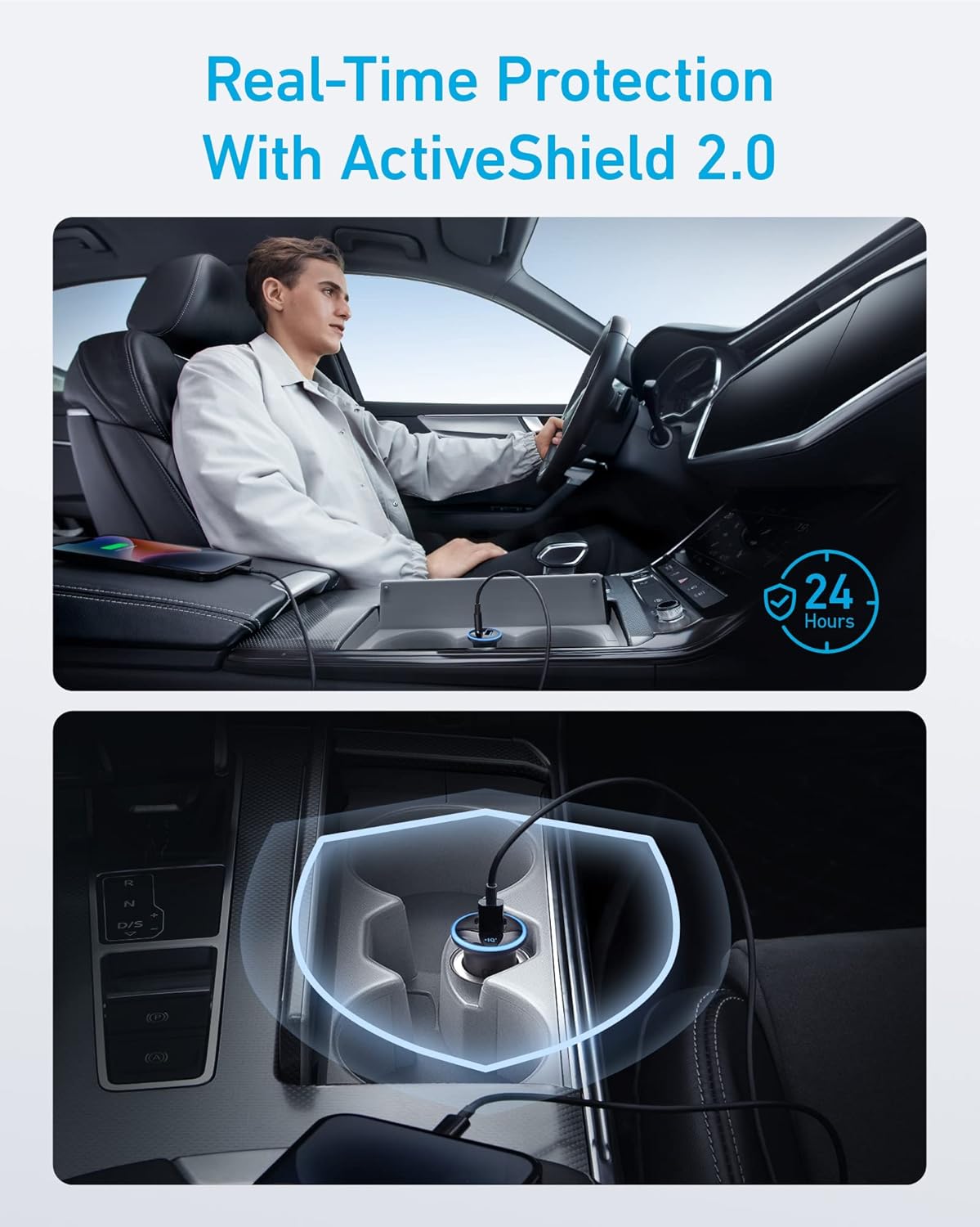 Anker | 323 Car Charger | 52.5W