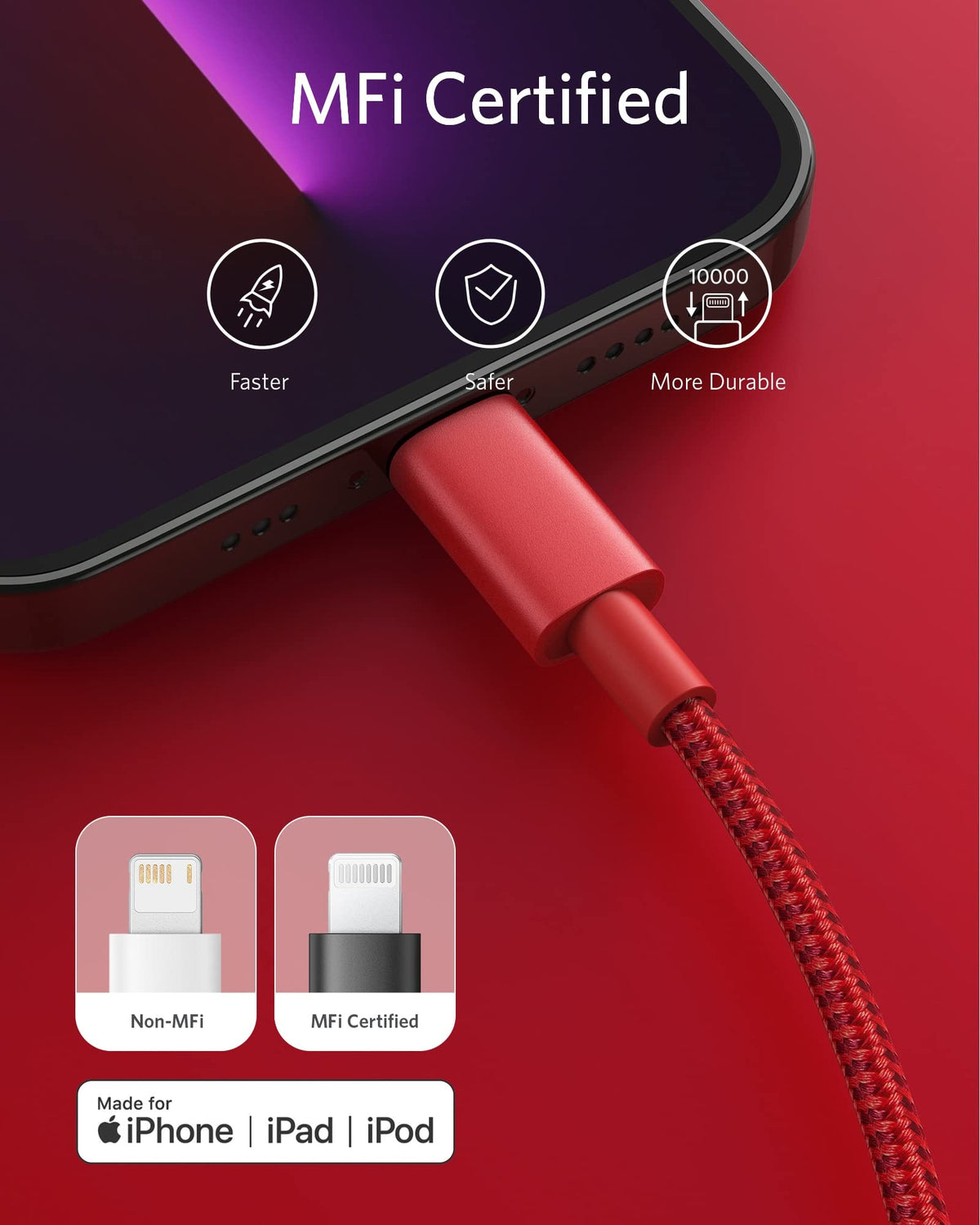 Anker | 331 USB-C to Lightning Cable