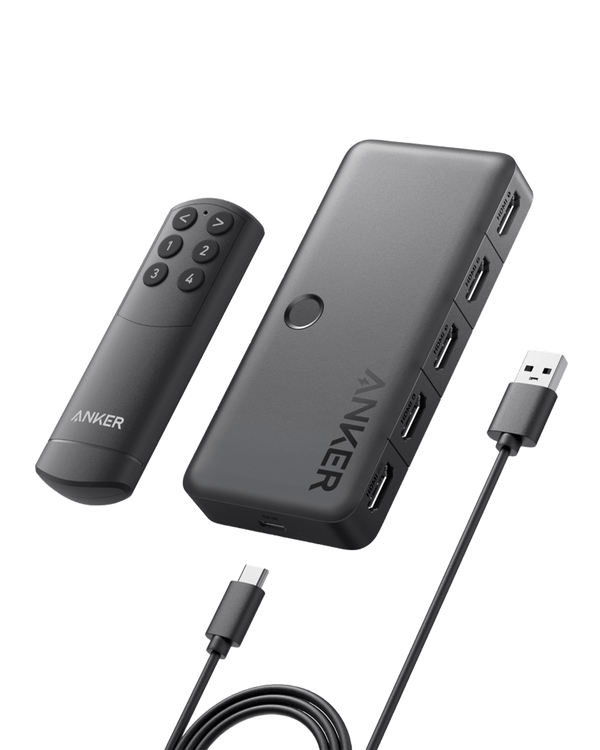 Anker HDMI Switch, 4 in 1 Out, 4K HDMI