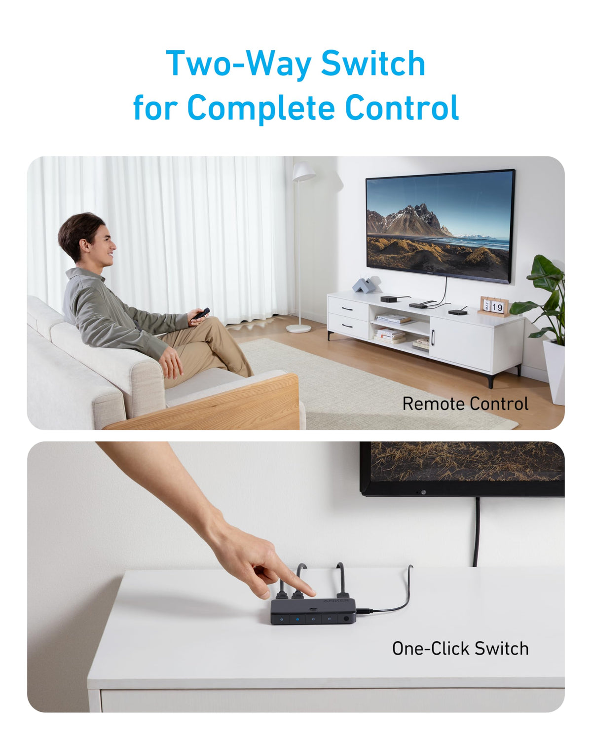 Anker | HDMI Switch | 4 in 1 Out, 4K HDMI