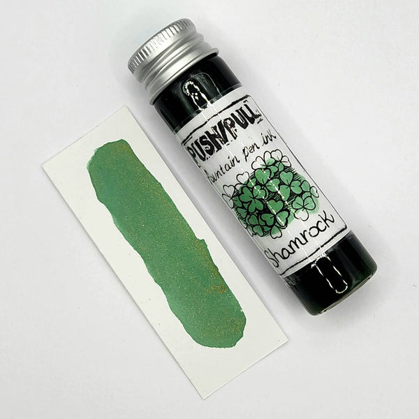 Push/Pull Shamrock fountain pen ink, 20 ml vial