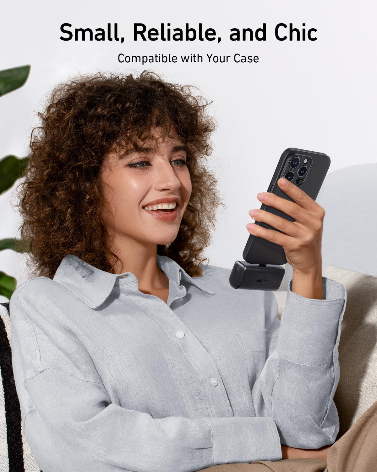 Anker | Nano Power Bank | 22.5W, Built-In USB-C Connector