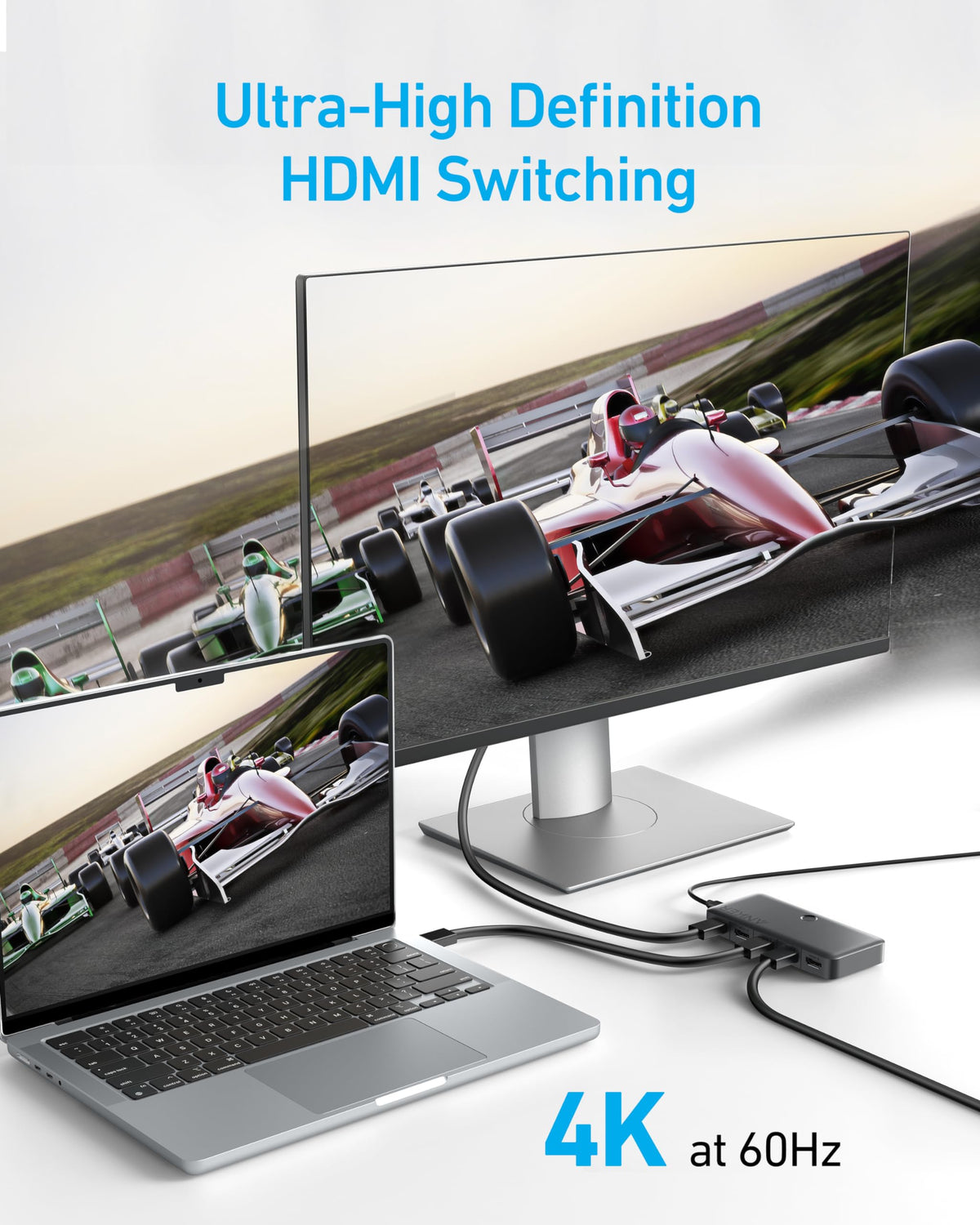 Anker | HDMI Switch | 4 in 1 Out, 4K HDMI