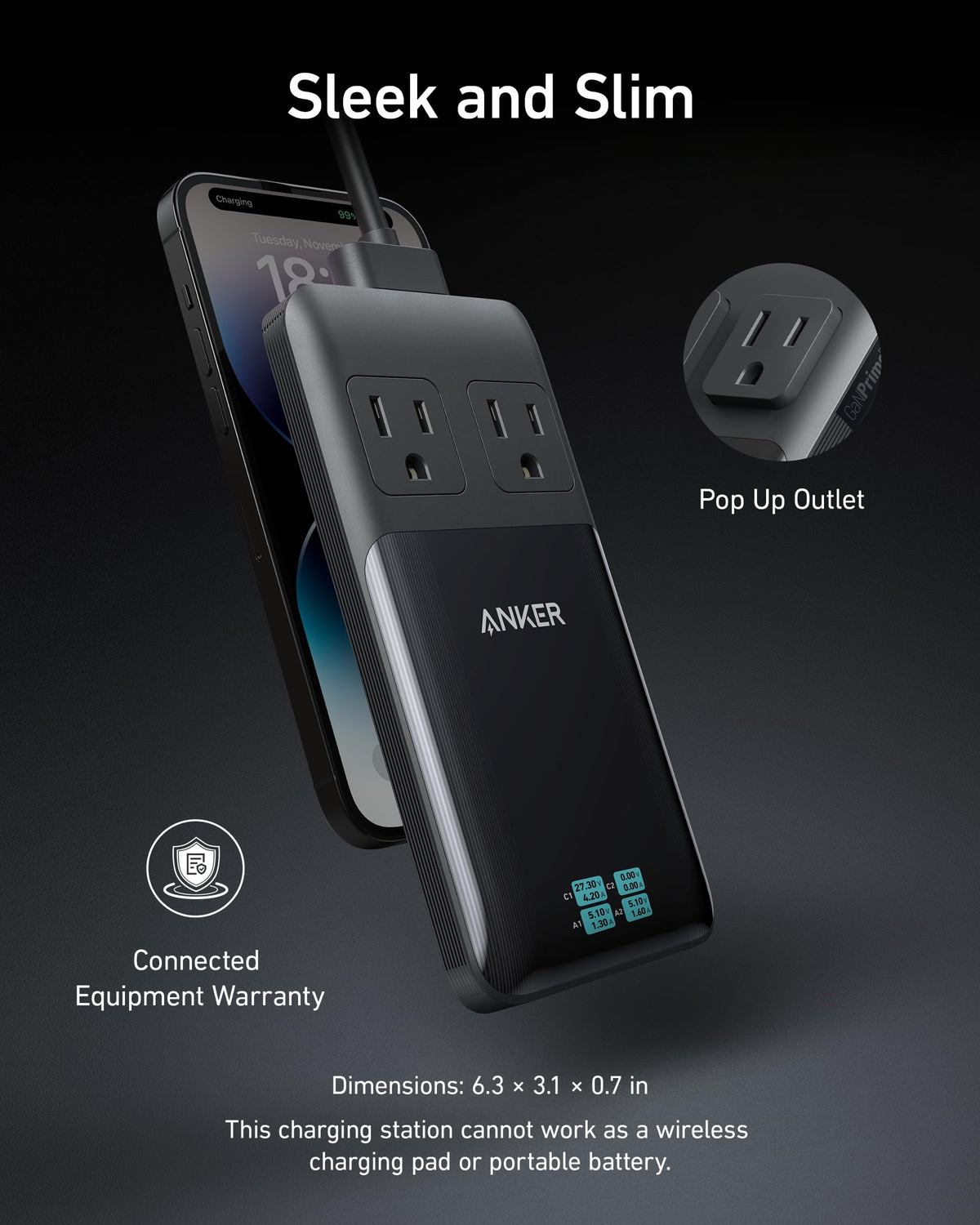 Anker | Prime 6-in-1 Charging Station | 140W