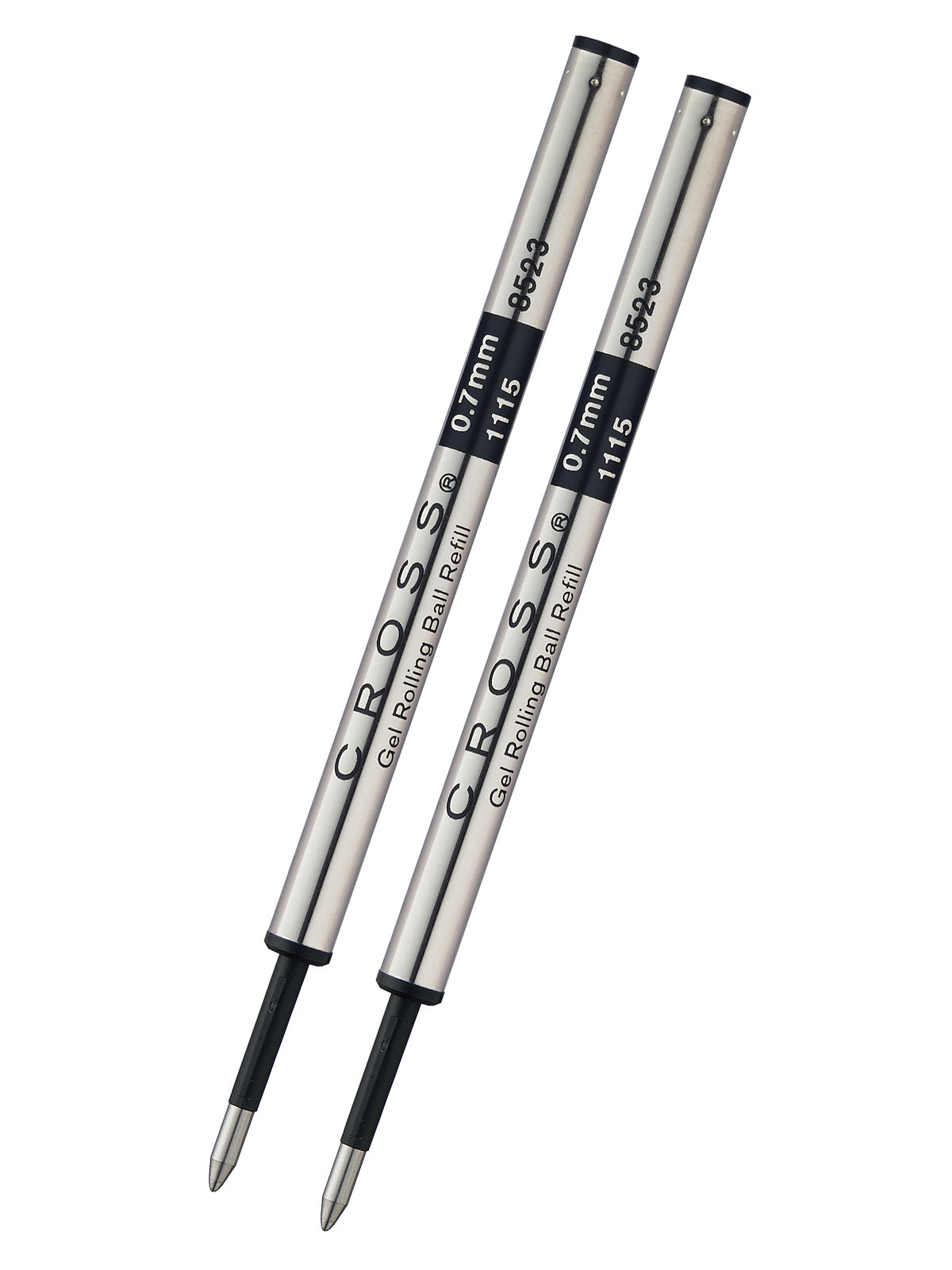 Cross Selectip Gel Rollerball Refill, Black, Medium, 2 Pack