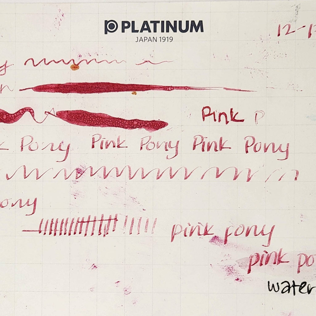 Push/Pull Pink Pony fountain pen ink, 20 ml vial