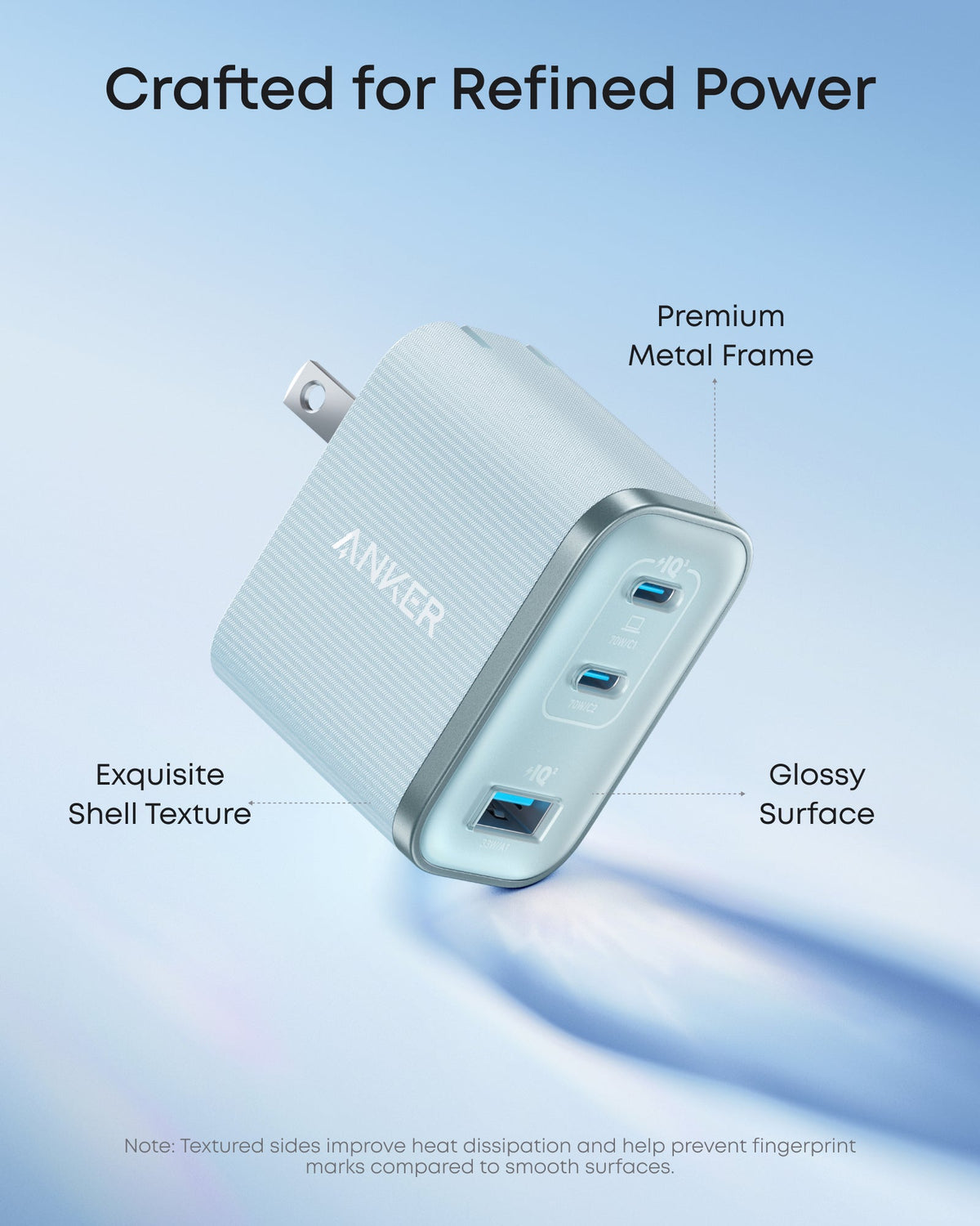 Anker | Nano Charger | 70W, 3 Ports