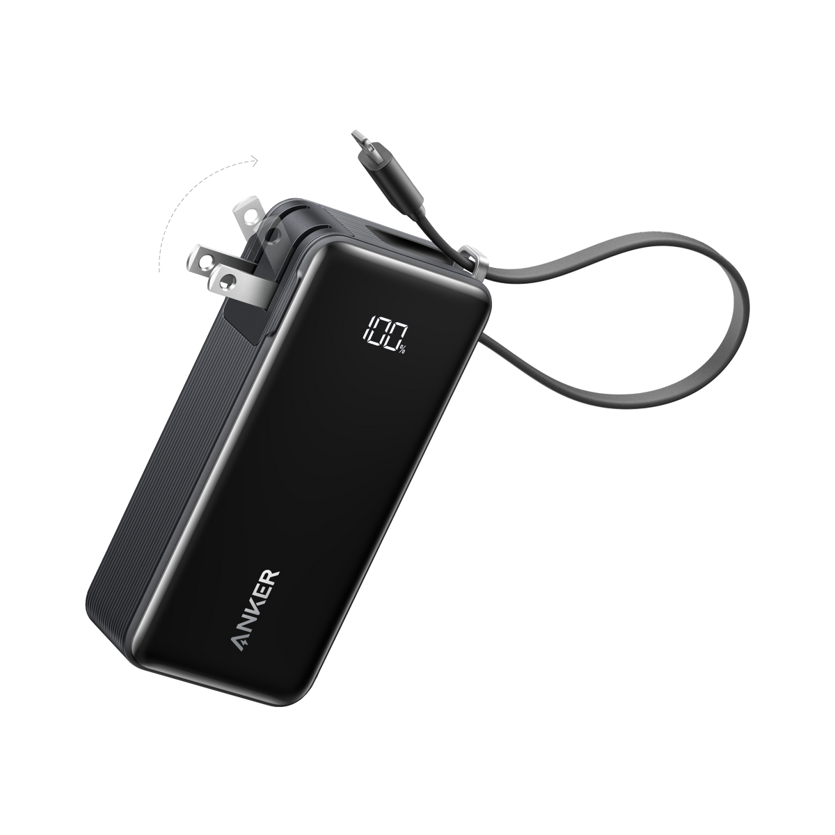 Anker | Power Bank | 10K, Fusion, Built-In Cable