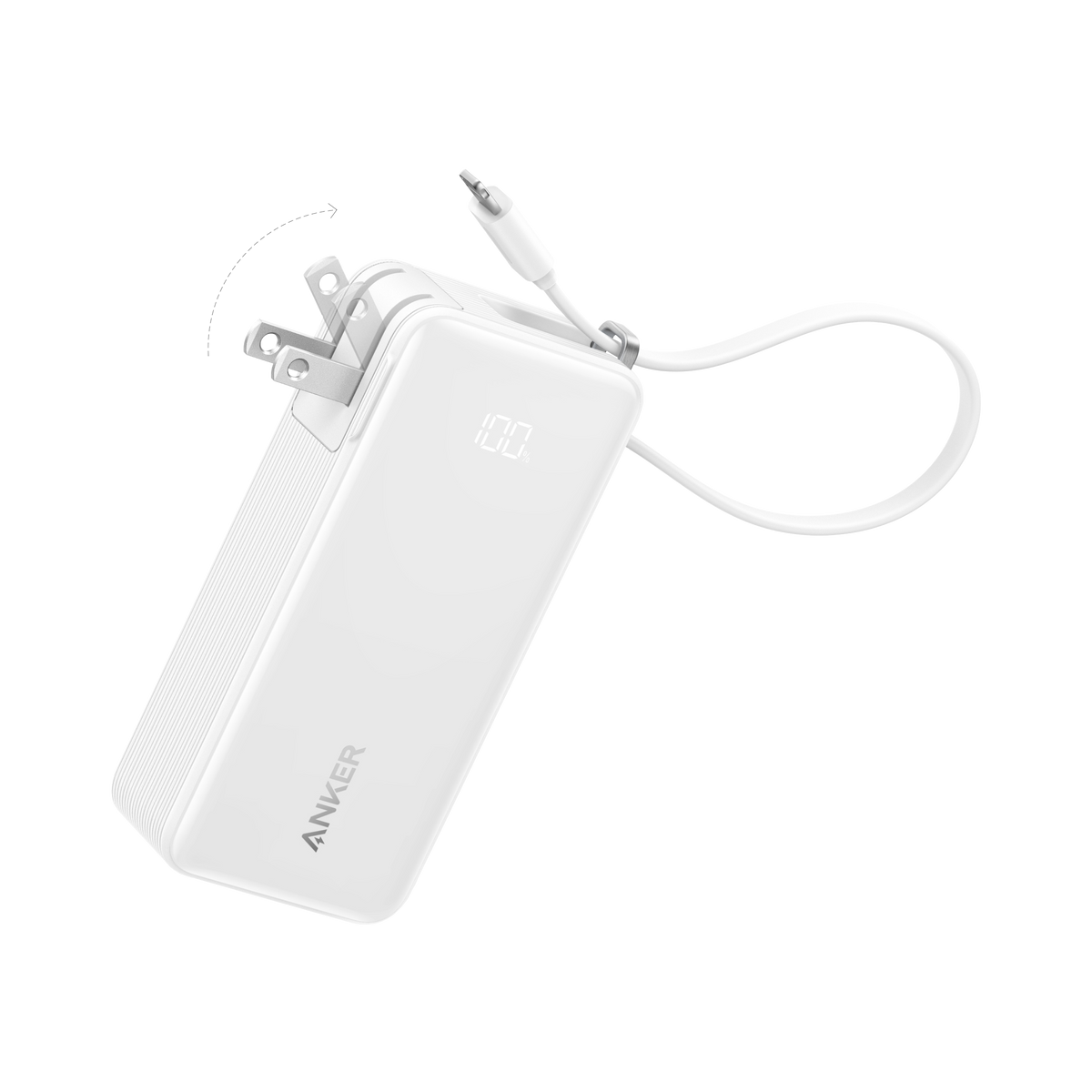Anker | Power Bank | 10K, Fusion, Built-In Cable