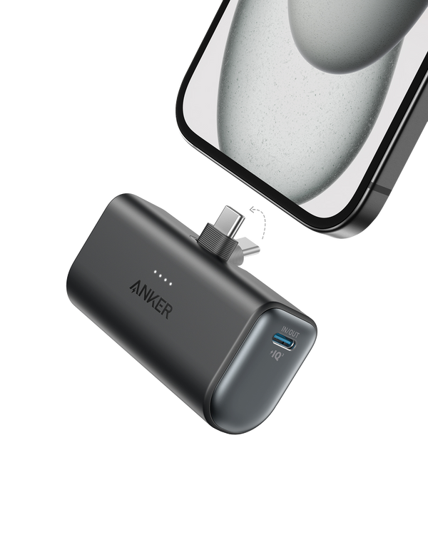 Anker Nano Power Bank, 22.5W, Built-In USB-C Connector