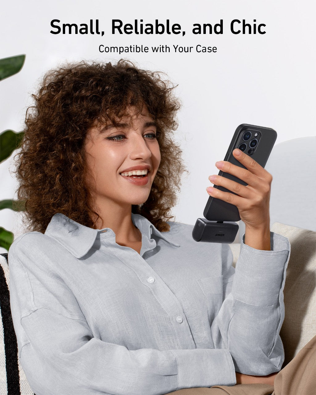 Anker | Nano Power Bank | 22.5W, Built-In USB-C Connector