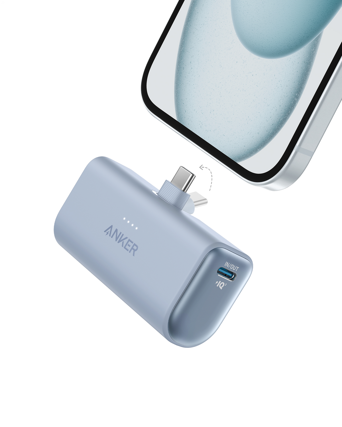 Anker | Nano Power Bank | 22.5W, Built-In USB-C Connector