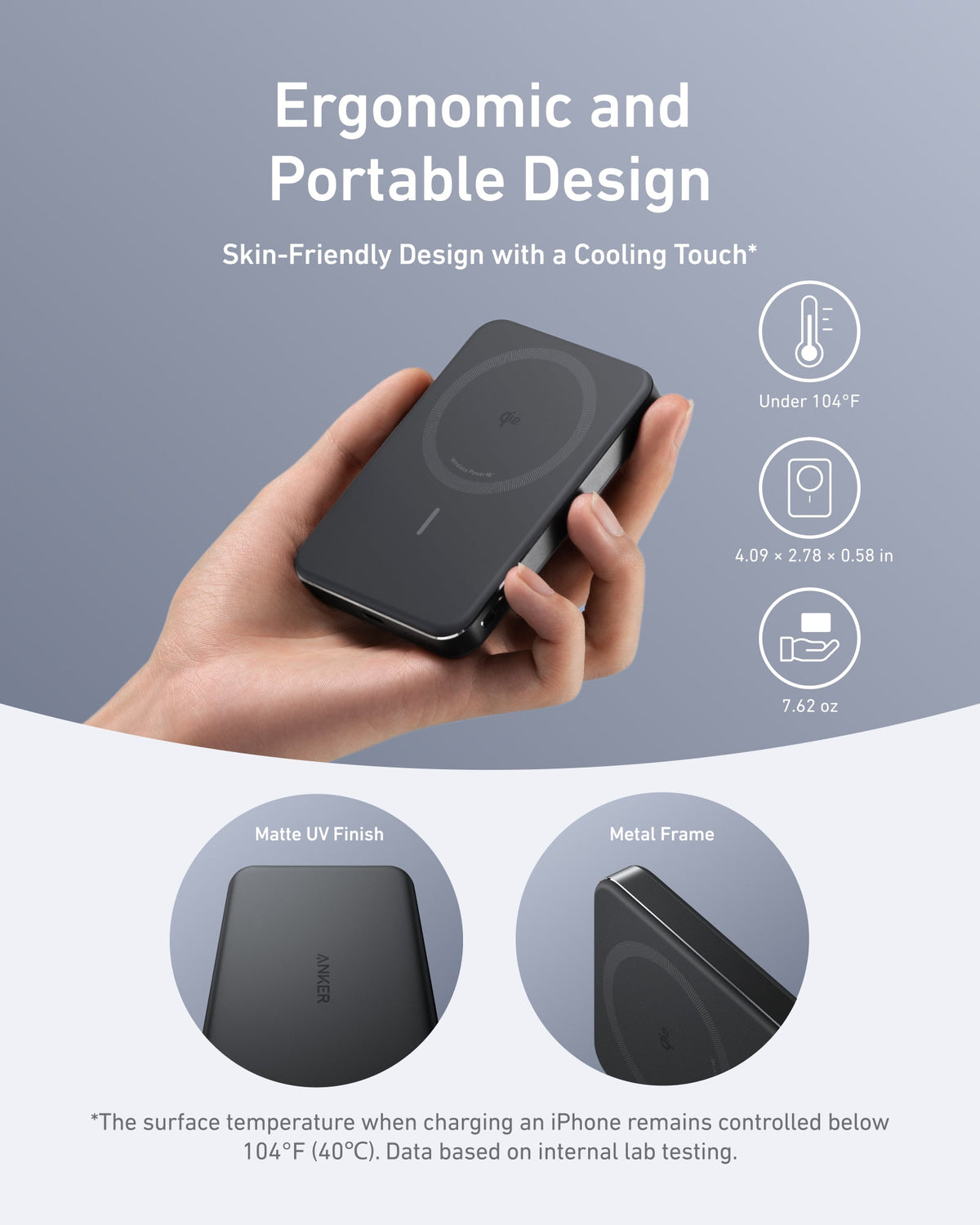 Anker | MagGo Power Bank | 10K, Slim