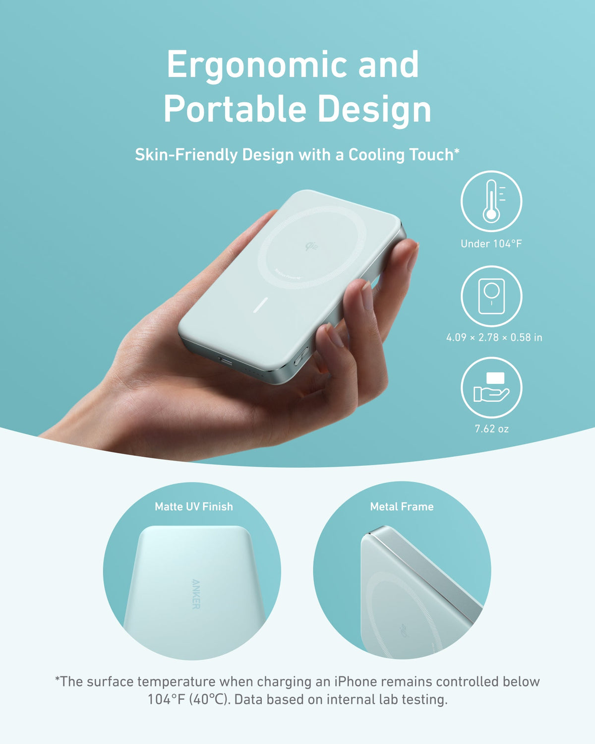 Anker | MagGo Power Bank | 10K, Slim