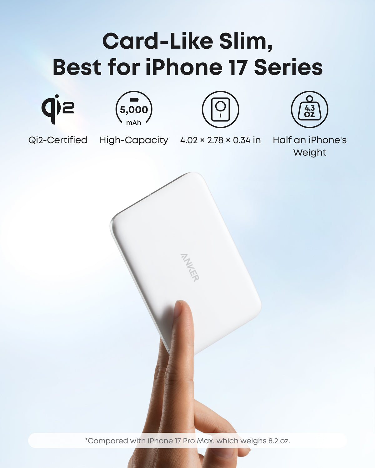 Anker | Nano Power Bank | 5K, MagGo, Slim