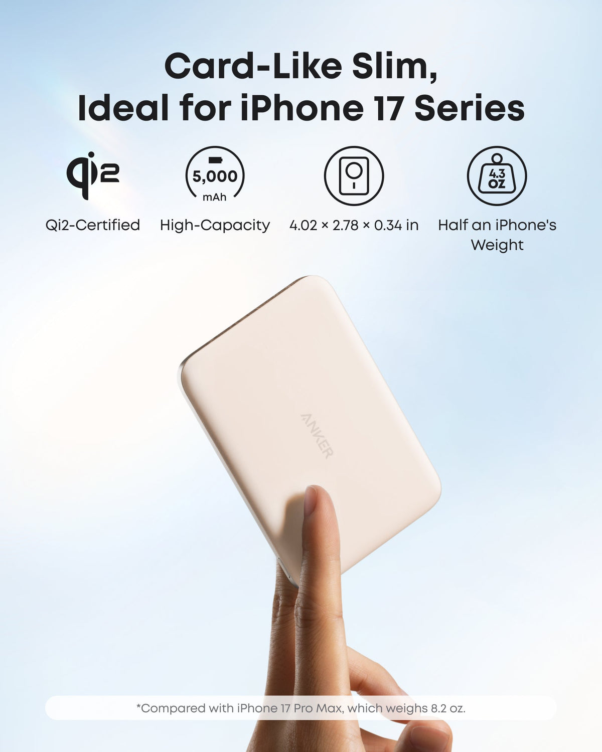 Anker | Nano Power Bank | 5K, MagGo, Slim