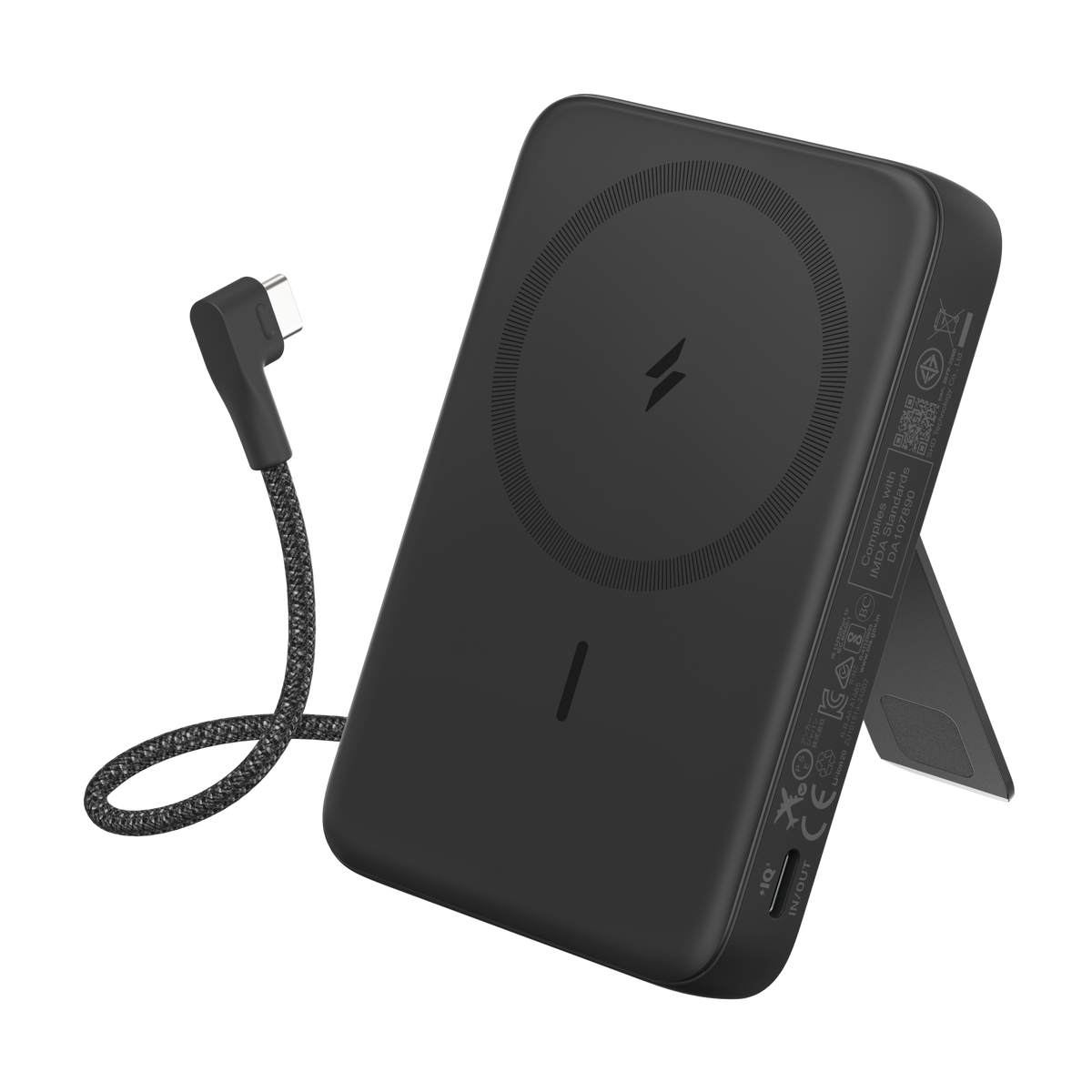 Anker Zolo Magnetic Power Bank, 10K, 30W, Built-in USB-C Cable