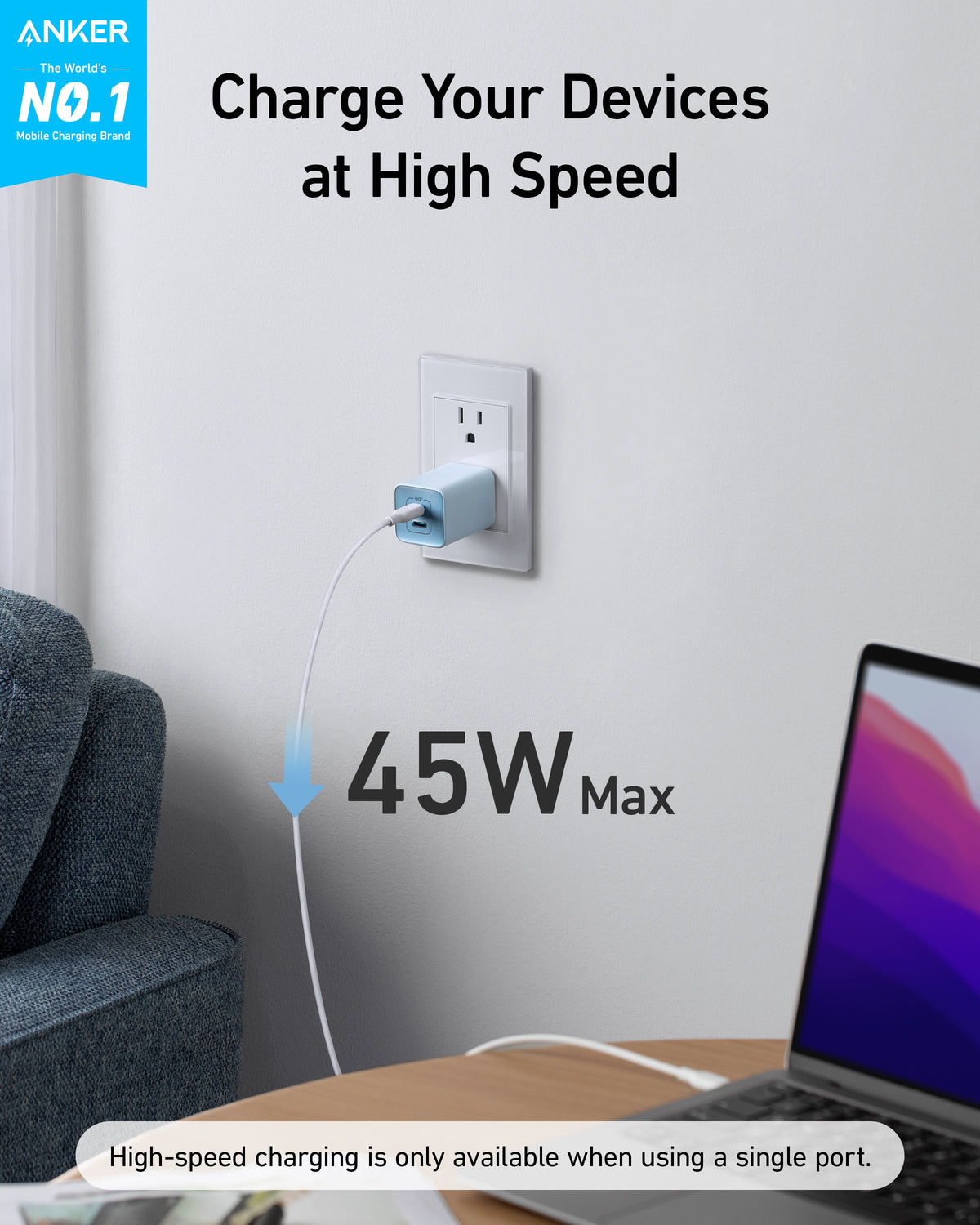 Anker | 523 Charger | Nano 3, 47W