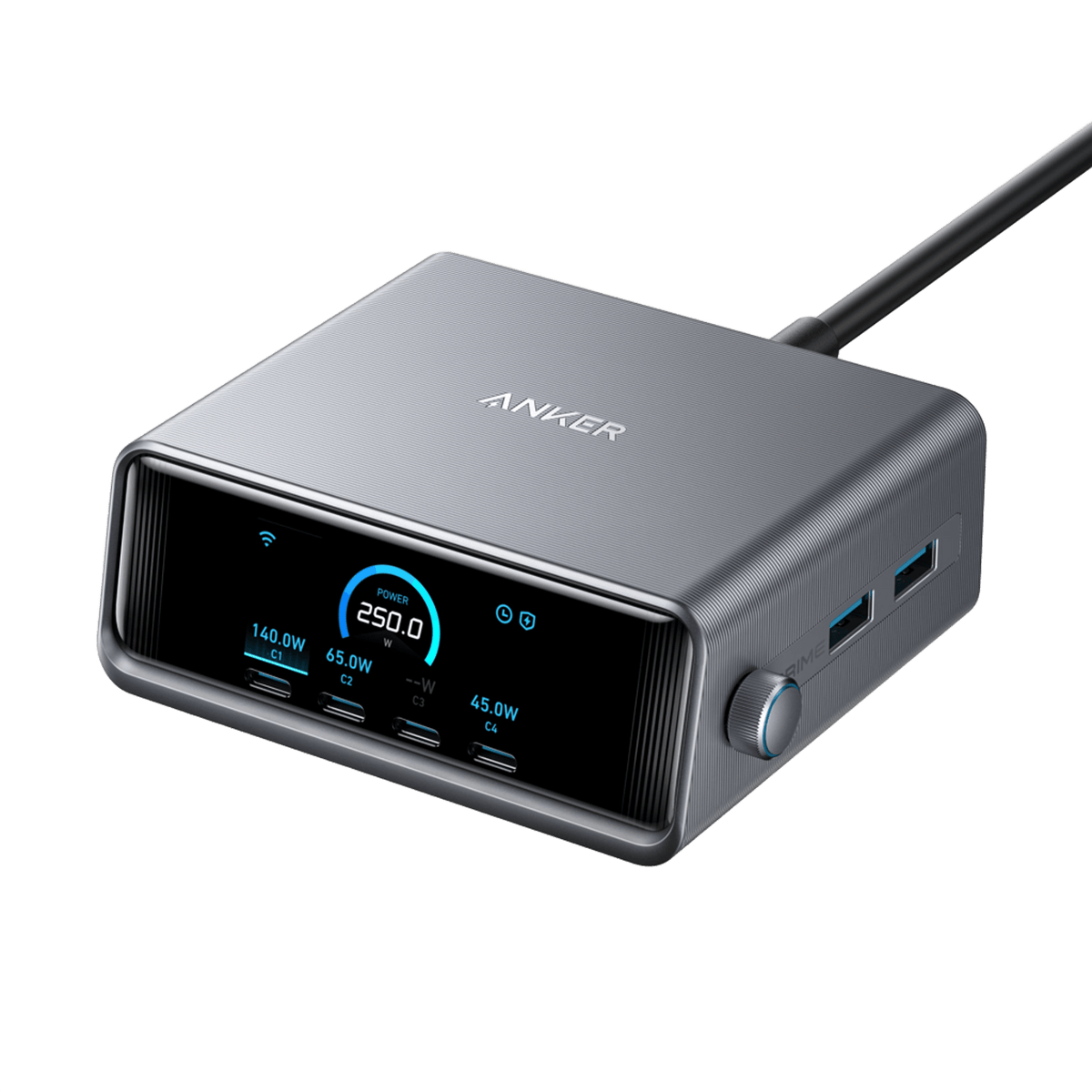 Anker Prime Charger, 250W, 6 Ports, GaNPrime