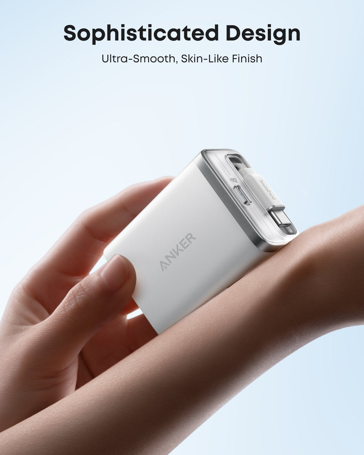 Anker | Nano Charger | 35W, Built-In Retractable USB-C Cable