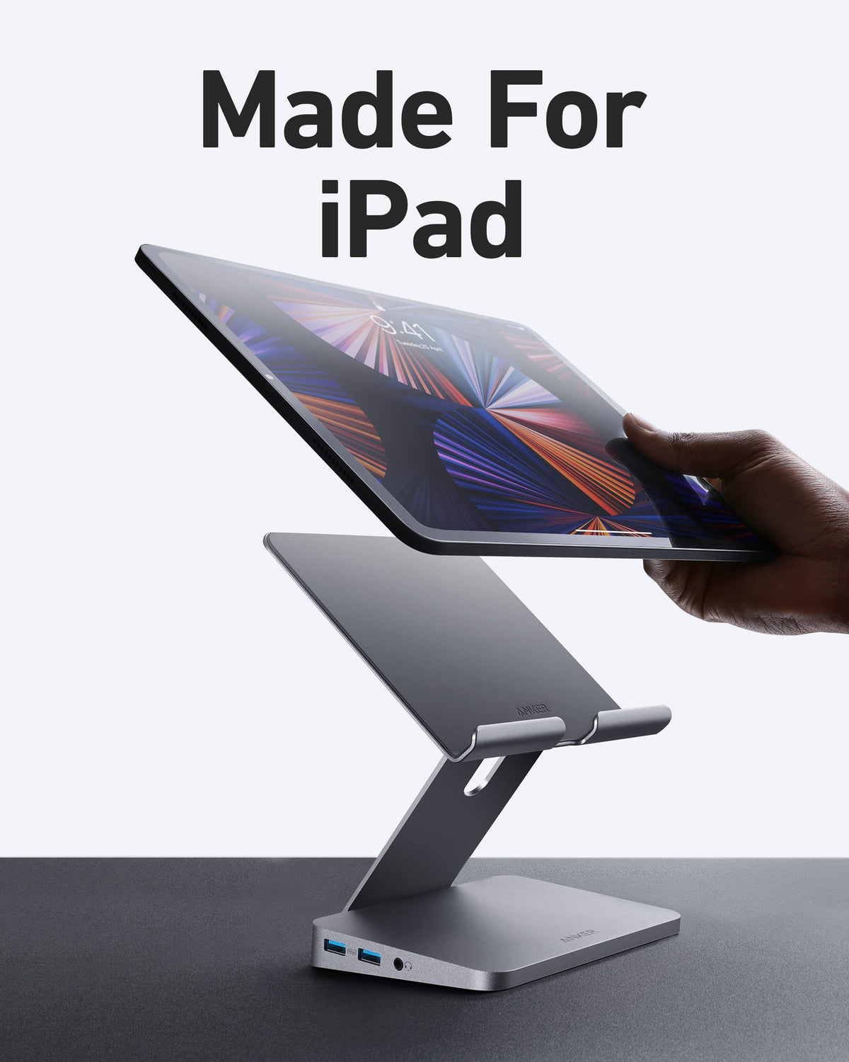 Anker | 551 USB-C Hub | 8-in-1, Tablet Stand