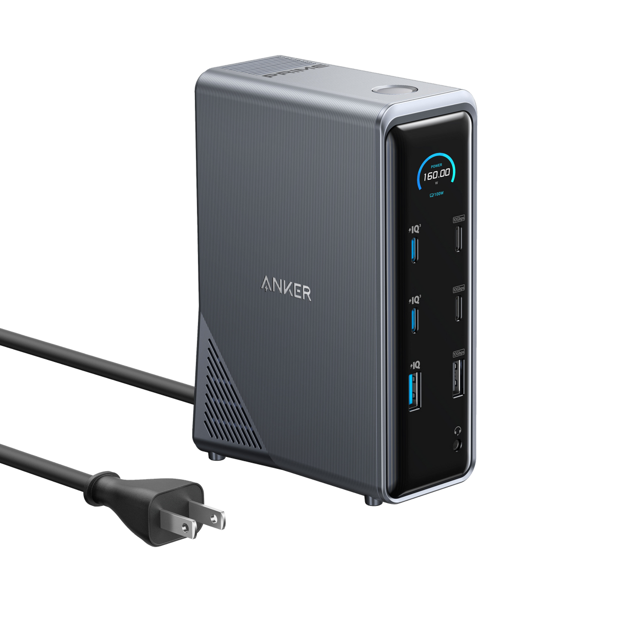 Anker Prime Charging Docking Station, 14-in-1, Dual Display, 160W