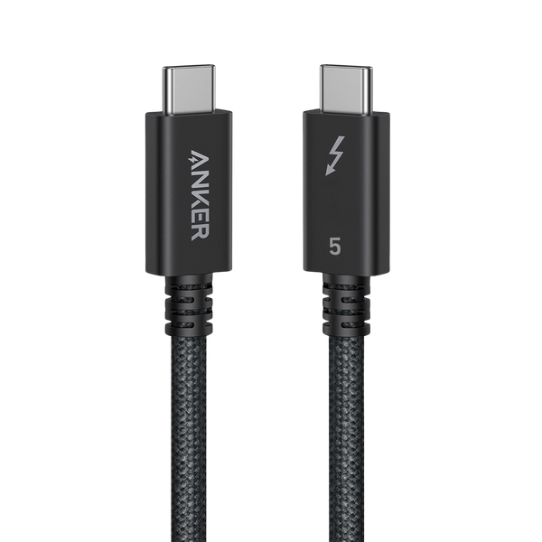 Anker Prime Thunderbolt 5 Cable, 3.3 ft / 1.7 ft, 80 Gbps, 240W