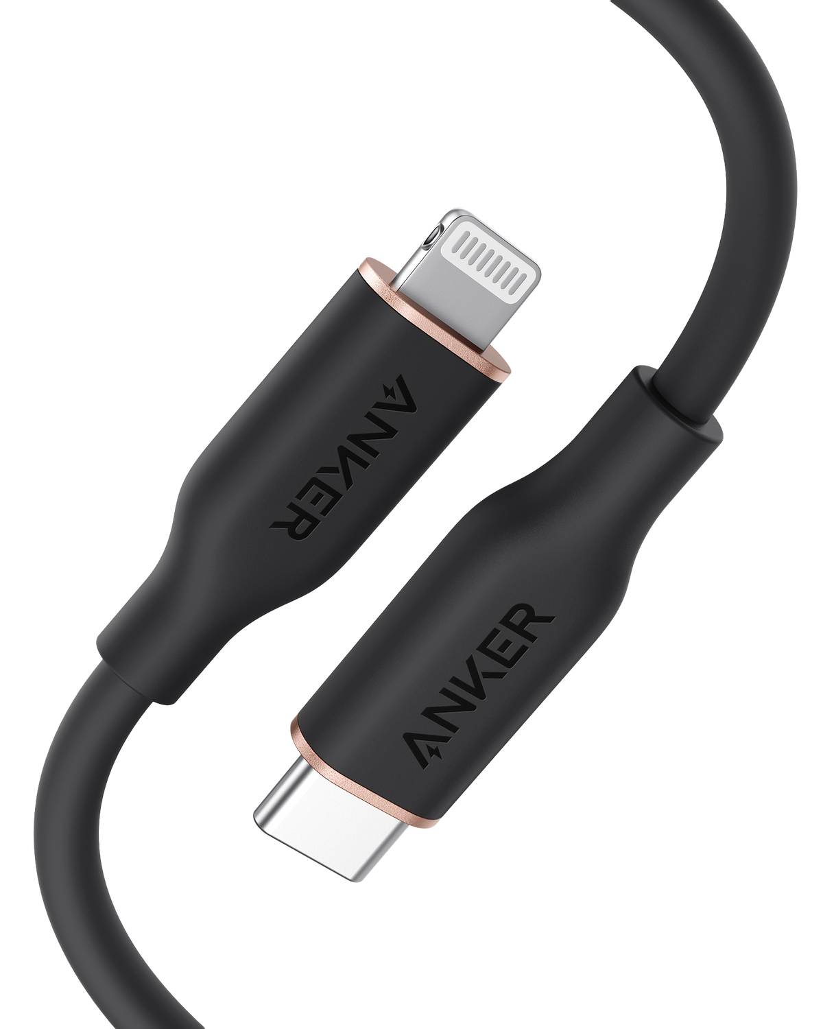 Anker 641 USB-C to Lightning Cable, Flow, 3 ft Silicone