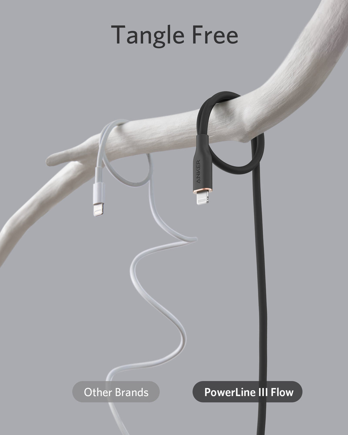 Anker | 641 USB-C to Lightning Cable | Flow, 3 ft Silicone