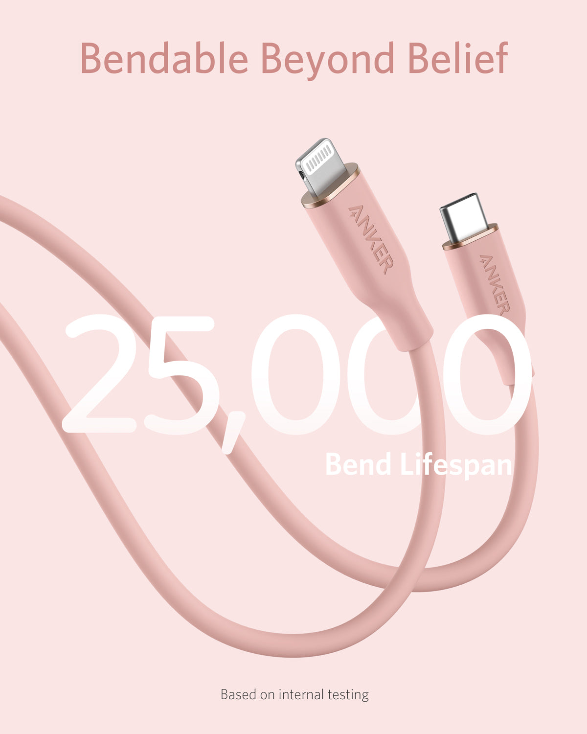 Anker | 641 USB-C to Lightning Cable | Flow, 3 ft Silicone