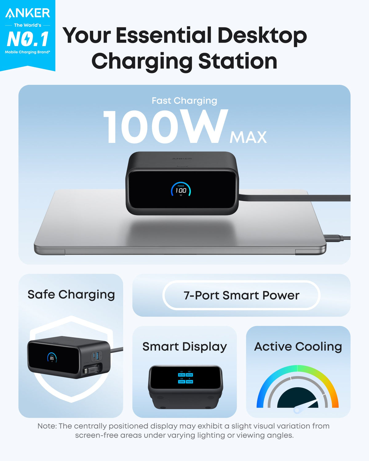 Anker | Nano Charging Station | 7-in-1, 100W