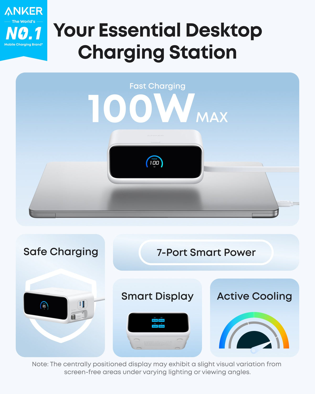 Anker | Nano Charging Station | 7-in-1, 100W