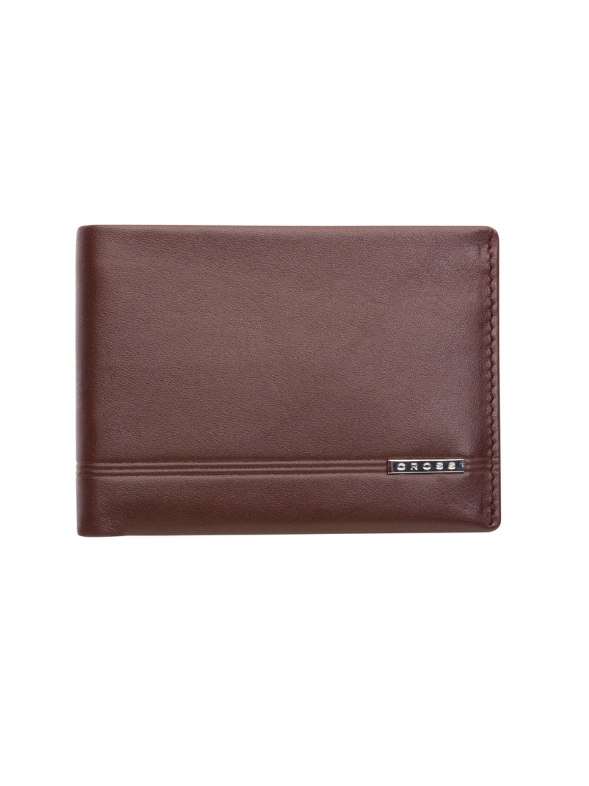 Cross Bi-Fold Slim Card Wallet, Brown Napa Leather