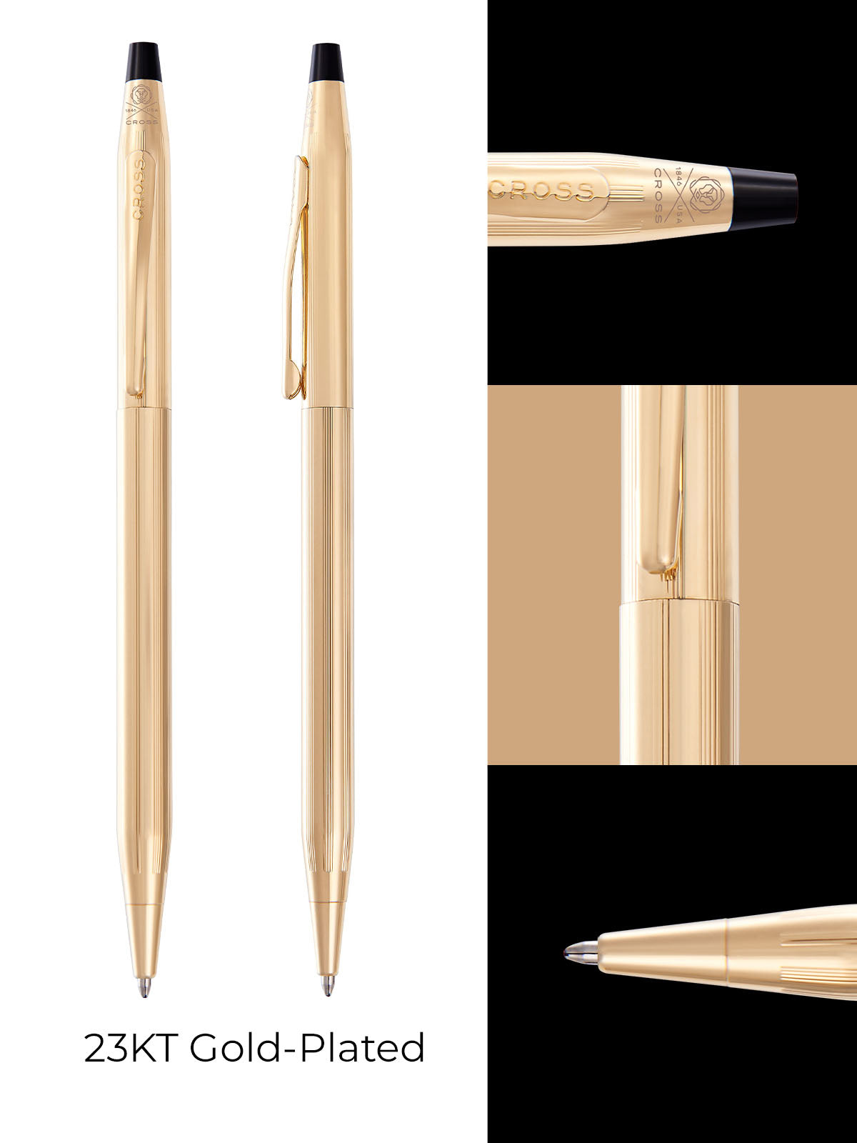 Cross | Classic Century Ballpoint Pen | 23KT Gold