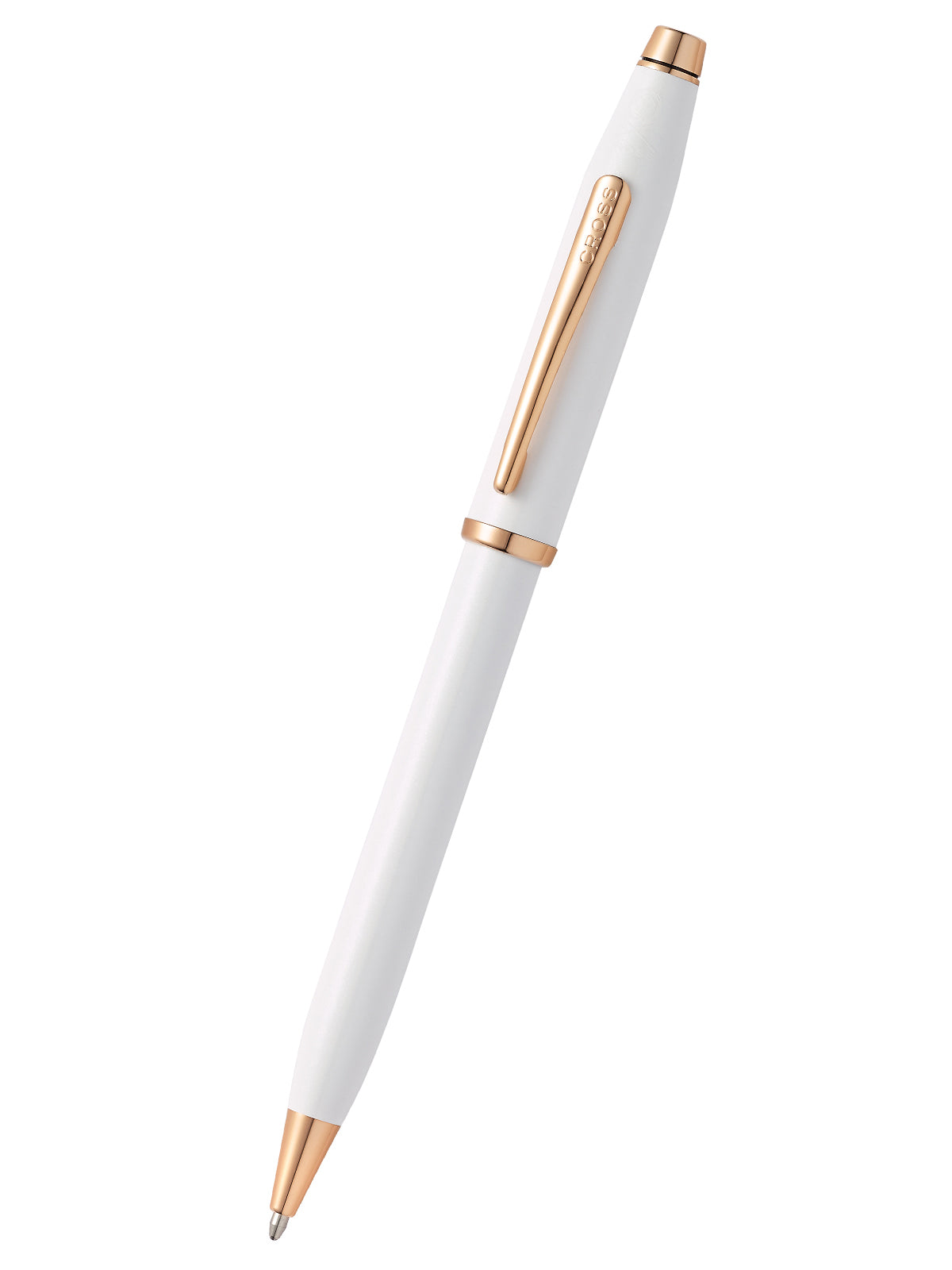 Cross Century II Ballpoint Pen, Pearlescent White Lacquer