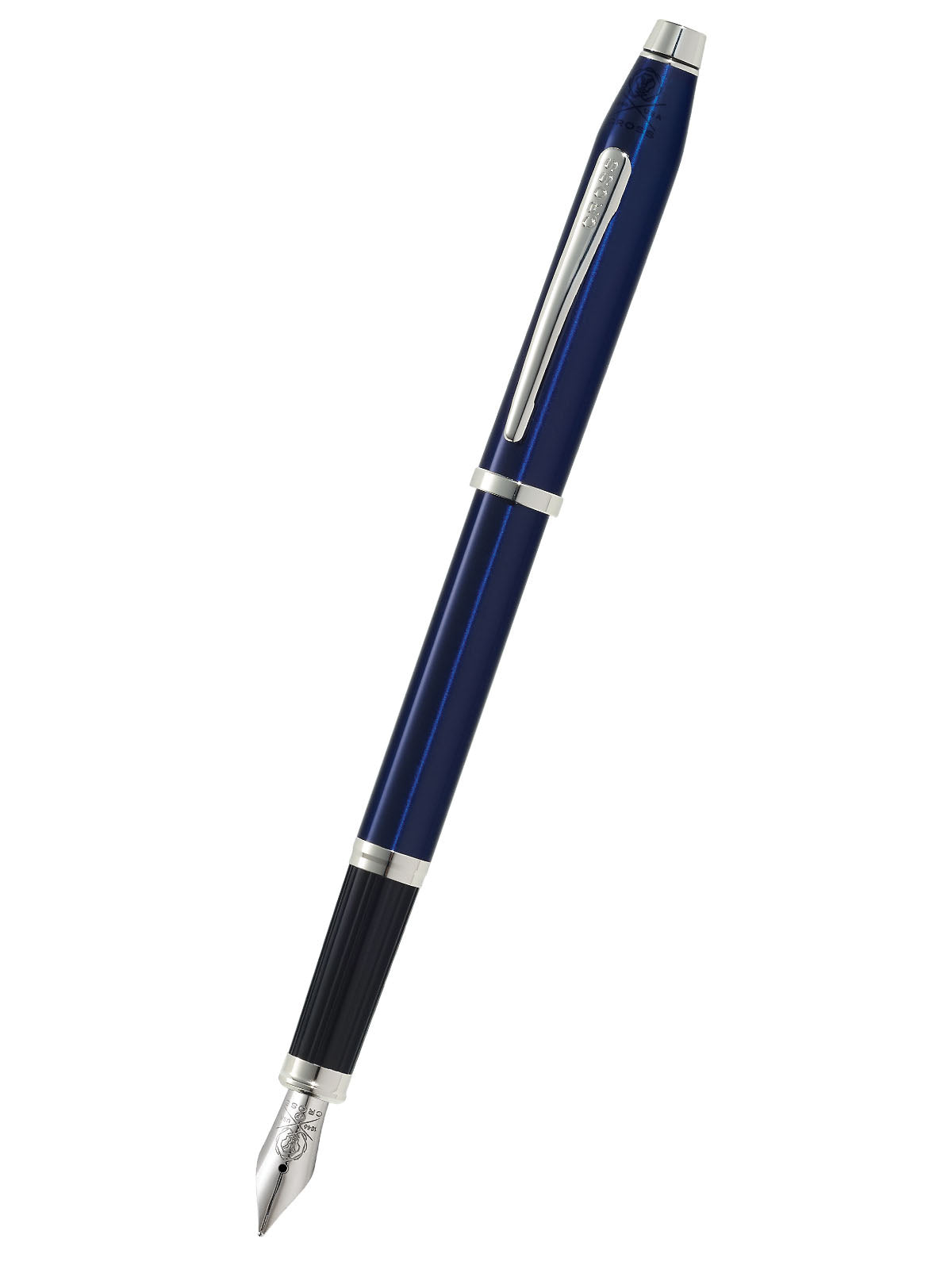 Cross Century II Fountain Pen, Translucent Blue Lacquer, Medium Nib