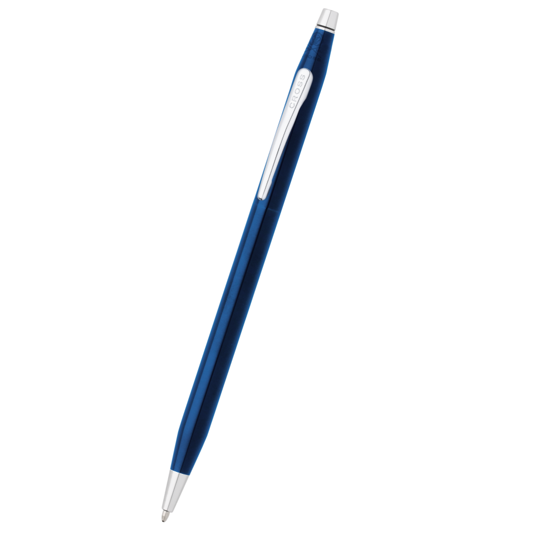 Cross Classic Century Ballpoint Pen, Glossy Translucent Blue PVD