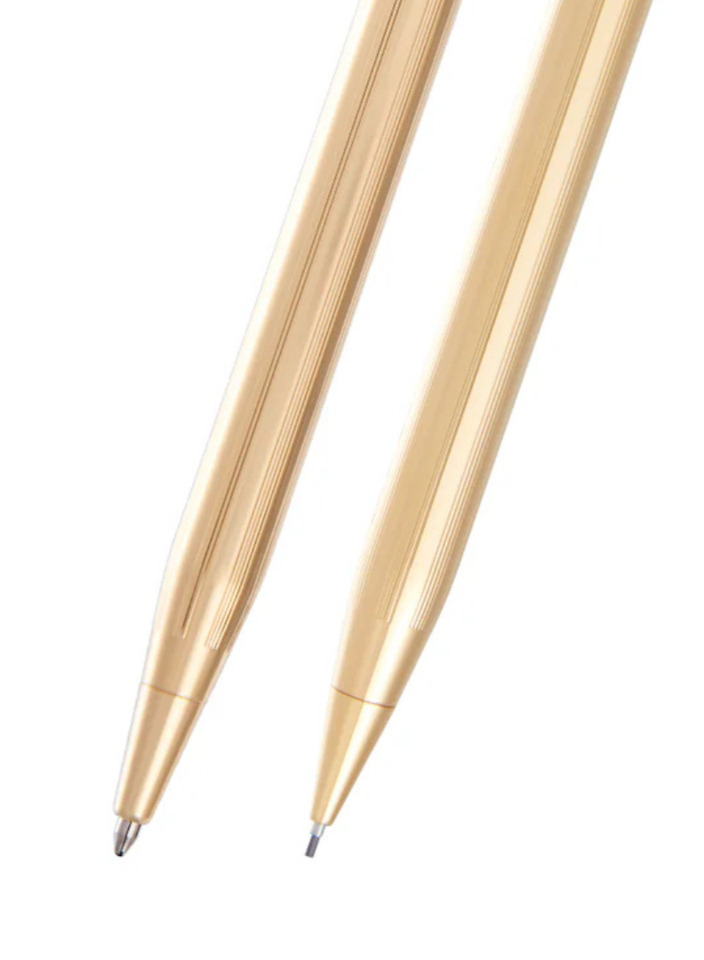 Cross | Classic Century Pen & Pencil Set | 23KT Gold Plated