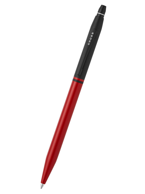Cross Click Ballpoint Pen, Tuxedo Satin Metallic Red