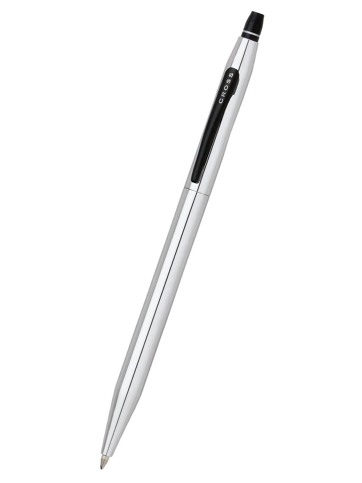 Cross Click Selectip Rollerball Pen, Chrome with Black Appointments