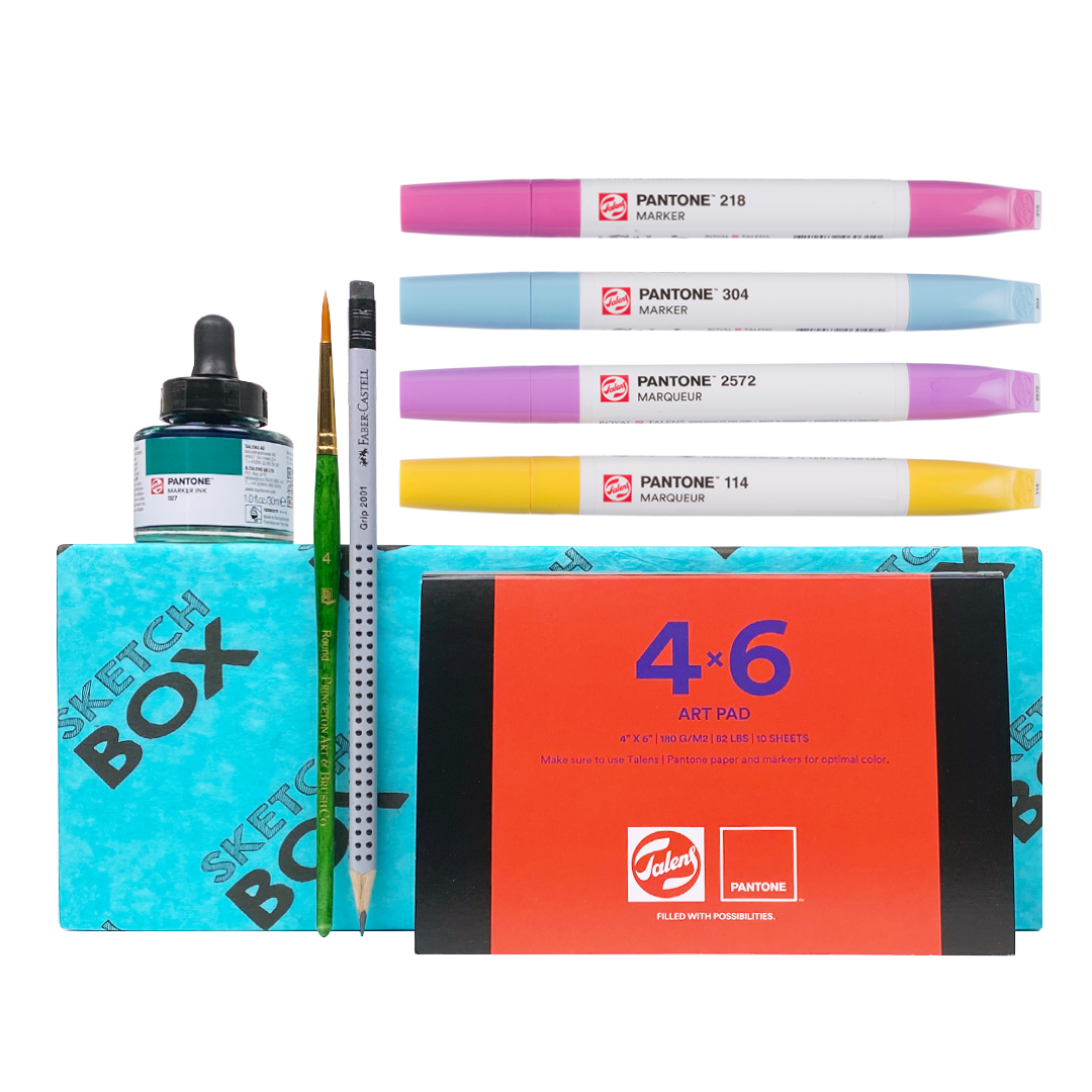 Royal Talens x Pantone Illustration System Box, Art Kit