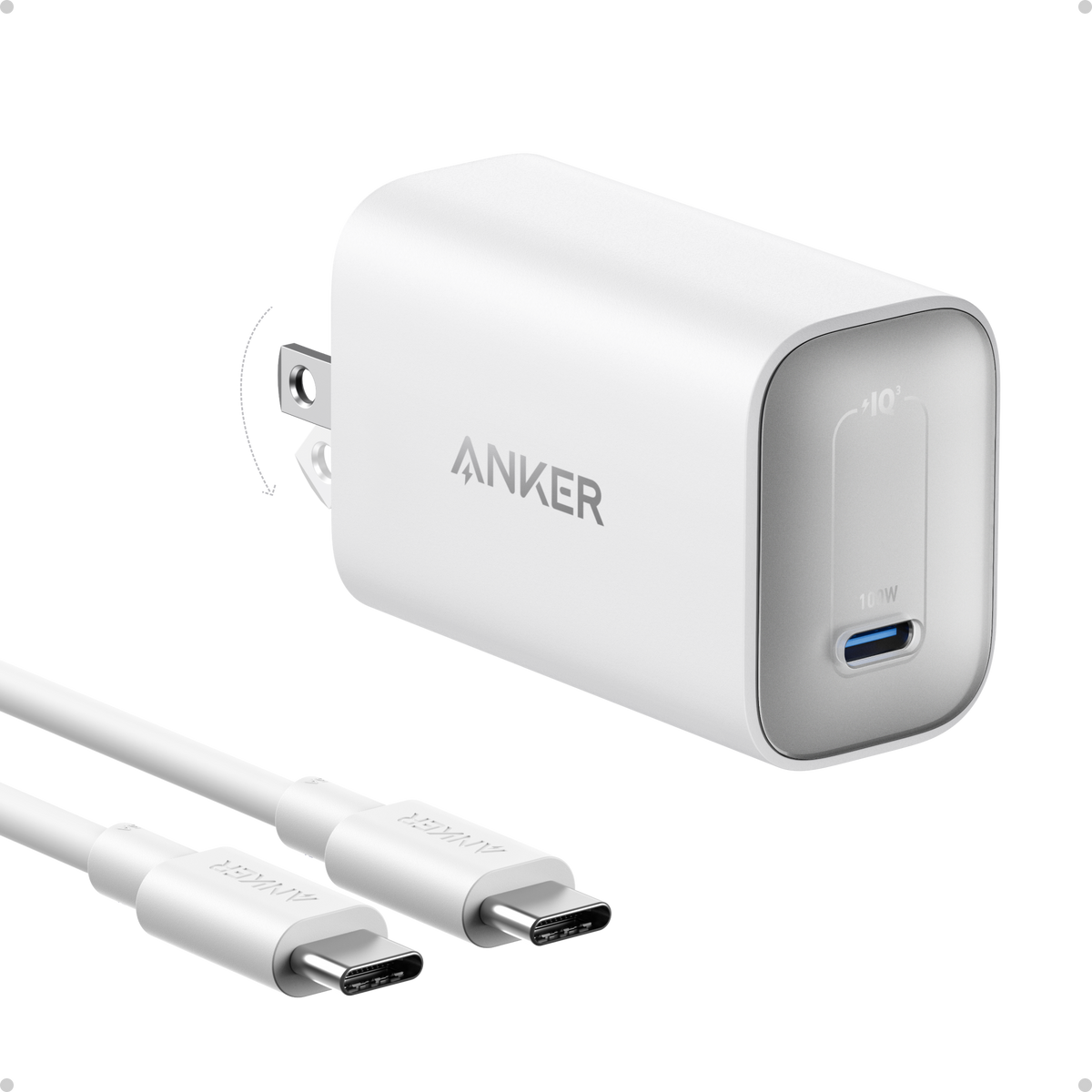 Anker | Nano Charger with USB-C Cable | 100W